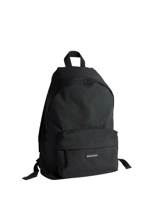 Zaino Explorer da Uomo in Pelle di Agnello Nera | Balenciaga