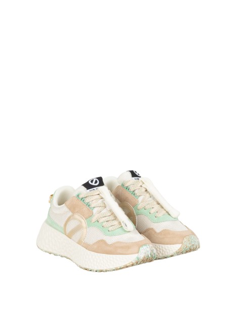 Sneaker Carter Jogger Donna beige, bianco e verde