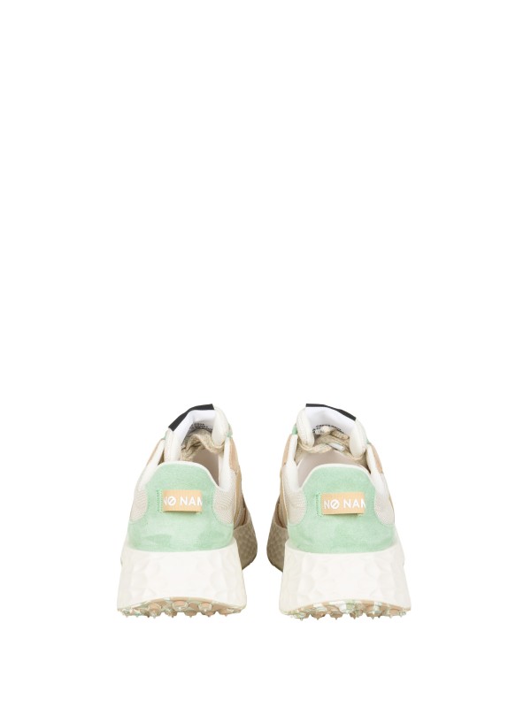 Sneaker Carter Jogger Donna beige, bianco e verde