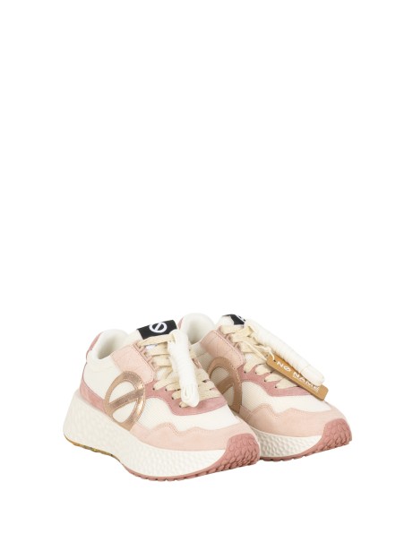 Sneaker Carter Jogger Donna Rosa e Bianco 2