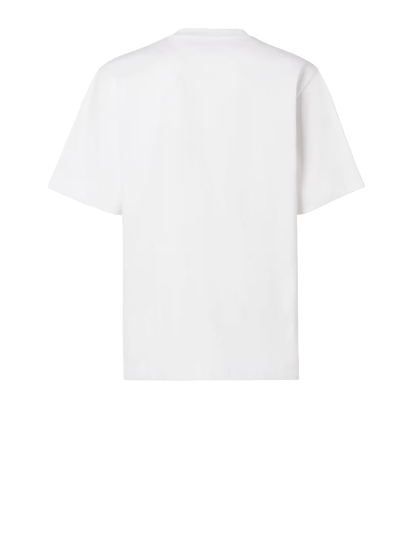 Fendi White Cotton T-Shirt