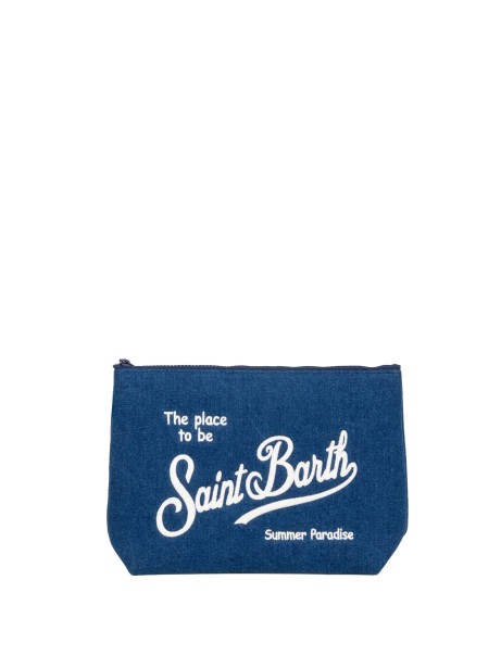 Pochette Aline Denim L MC2 SAINT BARTH