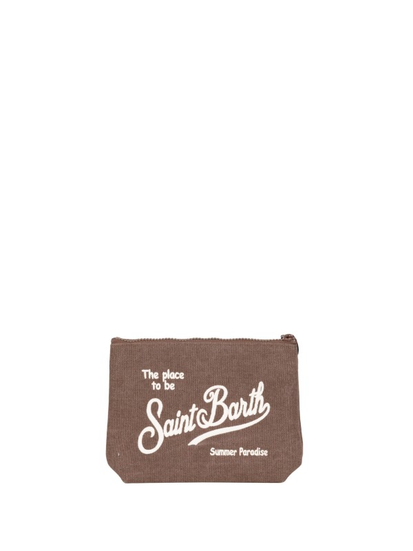 Pochette Unisex Mc2 Saint Barth Aline Canvas