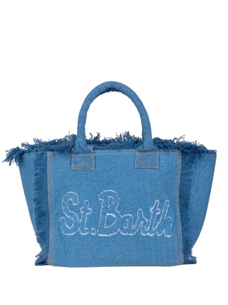 Borsa Vanity patch denim MC2 Saint Barth