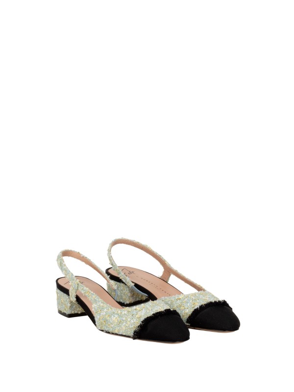 Slingback Tessuto Bouclé
