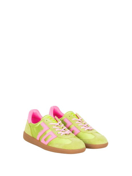 Sneakers Ghost c26 lime e rosa