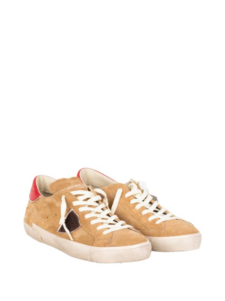 Sneakers Prsx Uomo beige e rosso 2