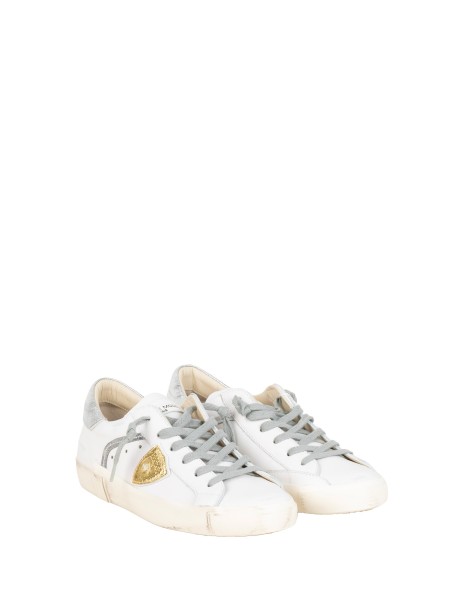 Sneaker Prsx n pelle bianca 2