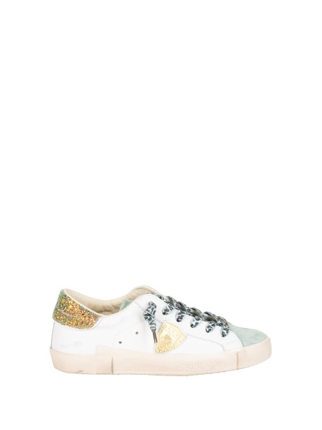 Sneakers Prsx Donna bianco azzurro oro