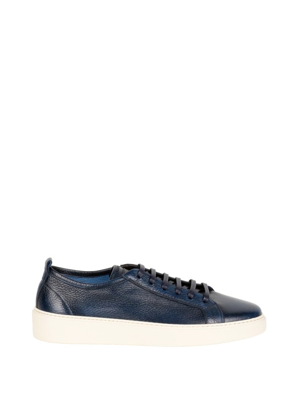 Sneakers in pelle di cervo blu