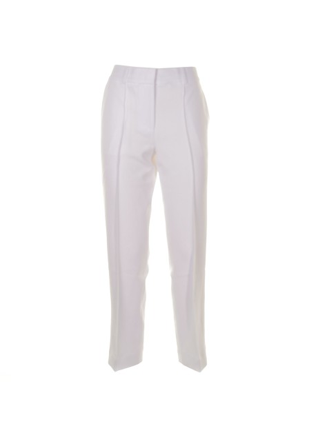 Pantalone bianco in crêpe