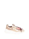 Sneakers Fuga Linen in camoscio