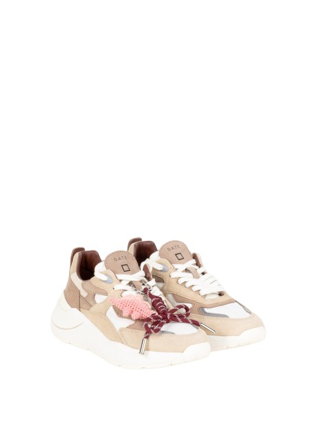 Sneakers Fuga Linen in camoscio 2
