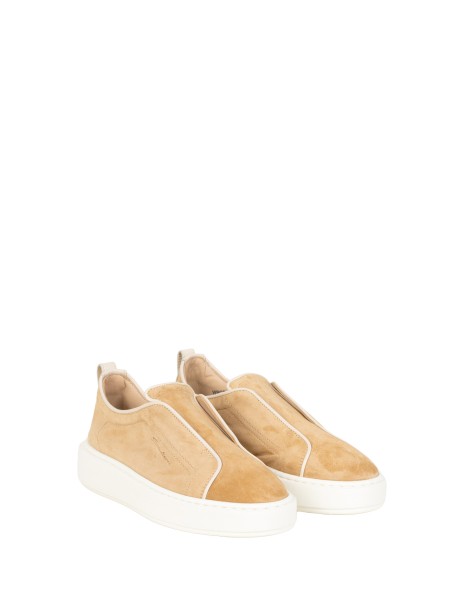Sneakers basse in pelle scamosciata 2