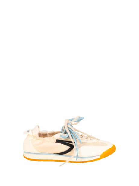Sneakers Cotton Candy beige, azzurro e miele