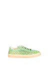 Sneakers con strass verde