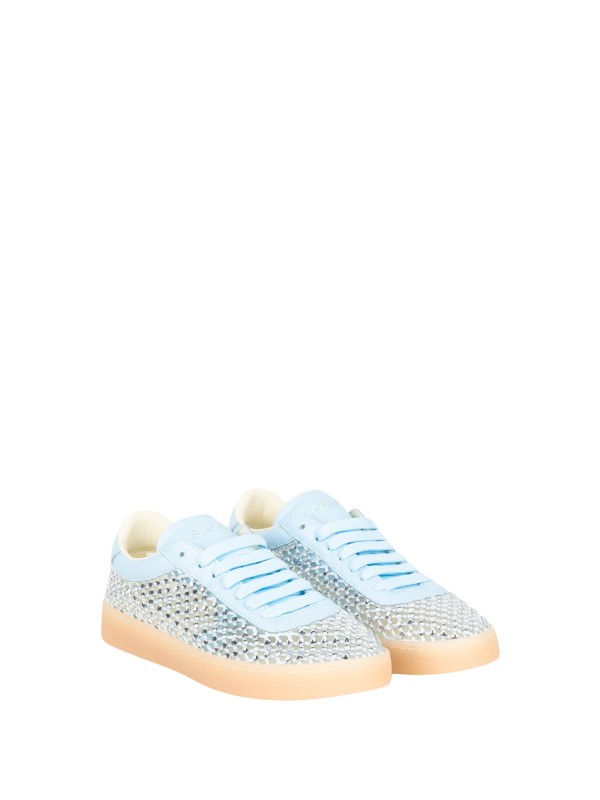Sneakers Strass azzurre