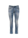 Pantalone in denim sfumato