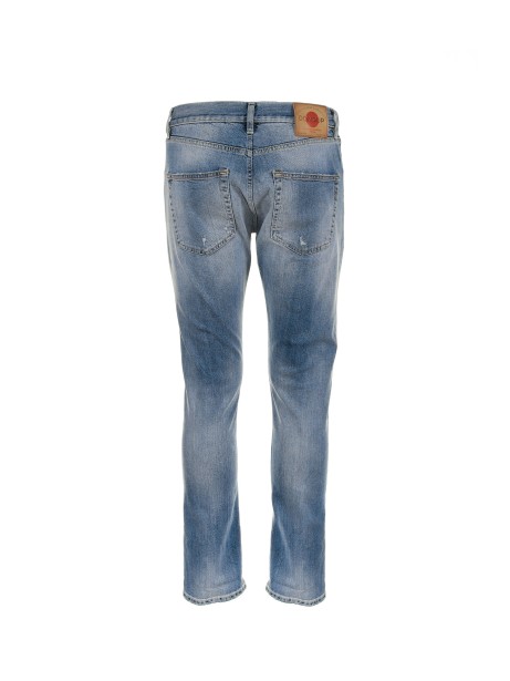 Pantalone in denim sfumato