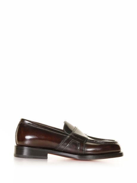Loafer in brown leather