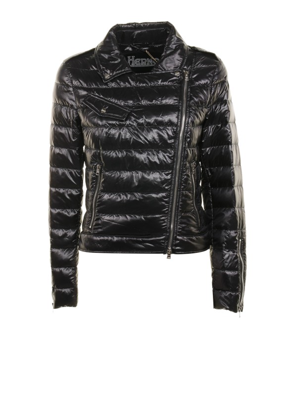 Short down jacket with zip