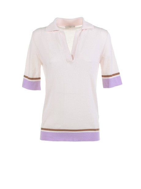 Polo shirt with contrasting details