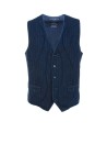 Vest with buttons