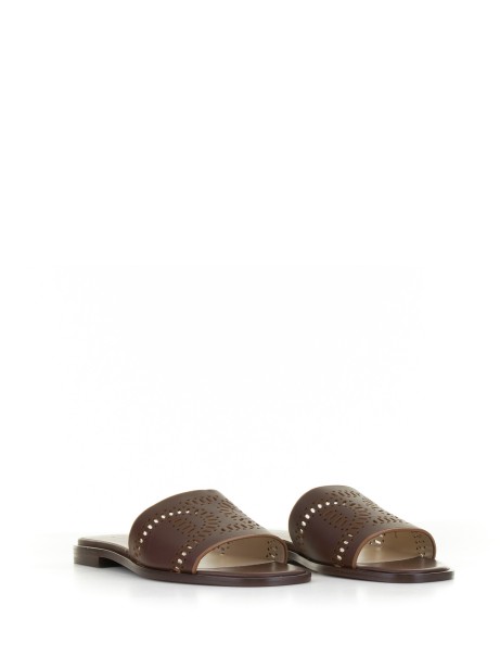 Kate low leather sandal 2