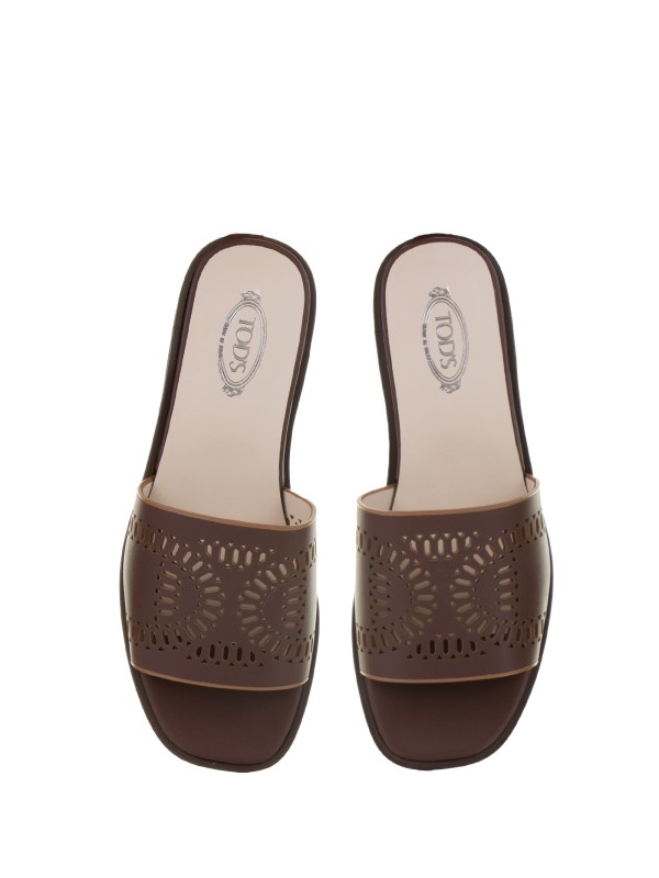 【関税&送料込】Tod'S Sandalo Basso In Pelle Sandalo Kate basso in pelle