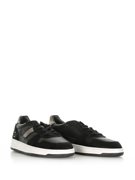 Sneaker COURT 2.0 Pop in pelle nera 2
