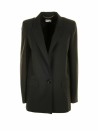 Single-breasted straight line blazer