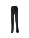 Black high-waisted trousers