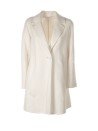 Cappotto monopetto bianco