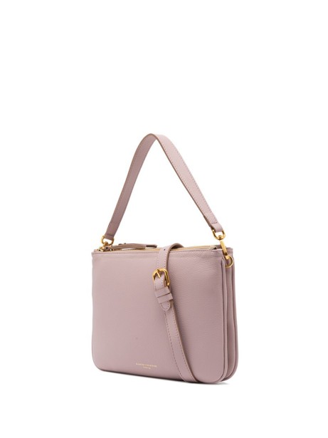 Pink Frida shoulder bag in matte leather 2