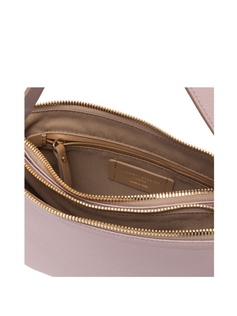 Pink Frida shoulder bag in matte leather