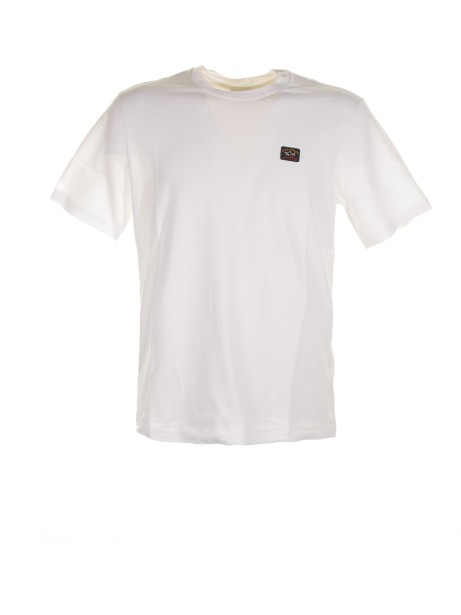 White t-shirt with logo