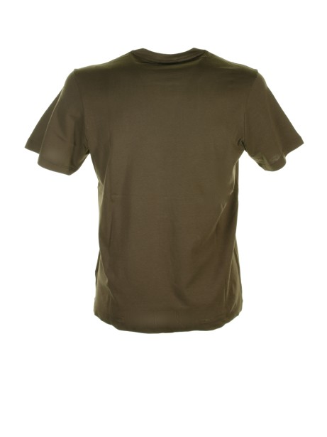 T-shirt verde militare con logo 2