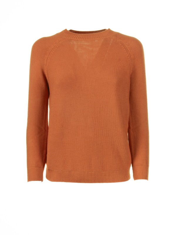 Soft orange cotton sweater Soft orange cotton sweater