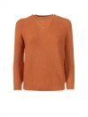 Soft orange cotton sweater