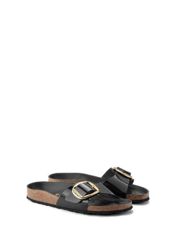 Ciabatta Madrid Big Buckle in pelle