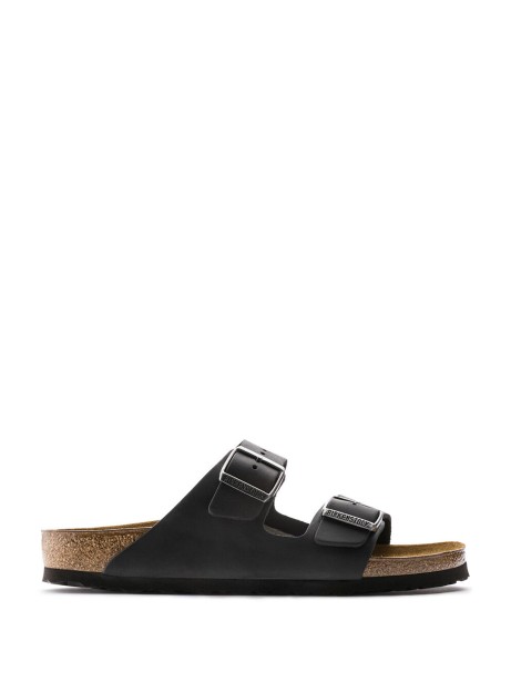 Arizona black leather slipper