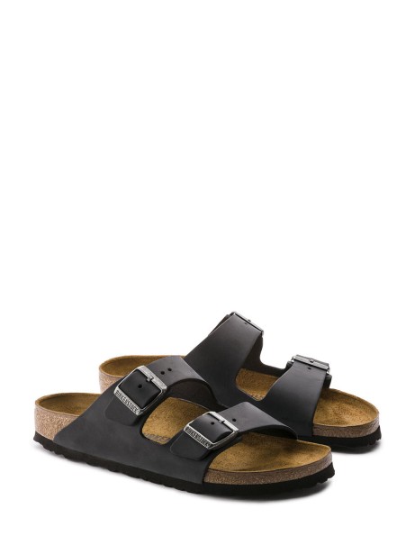 Arizona black leather slipper