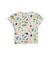 T-shirt with all over designs