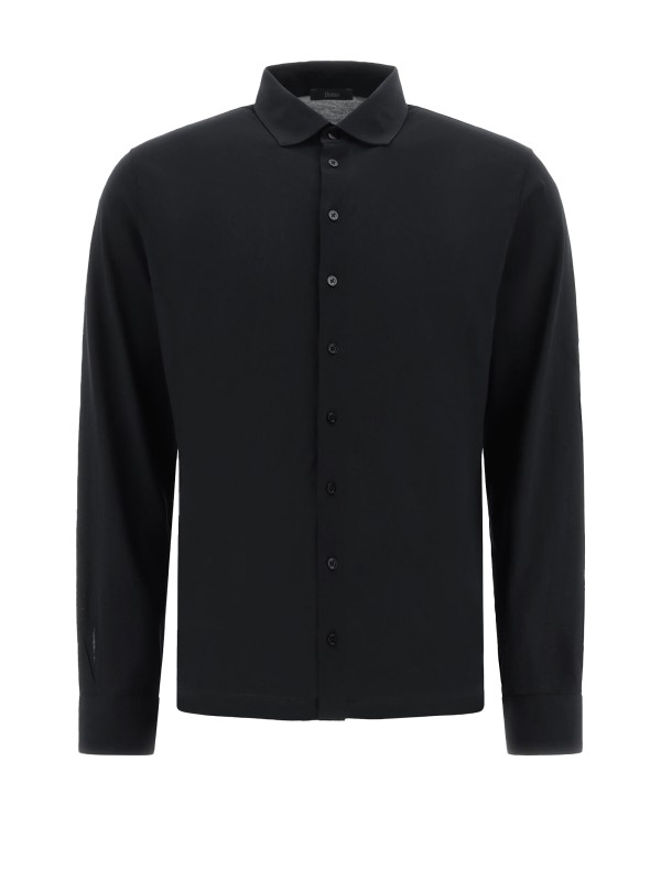 Long-sleeved cotton shirt