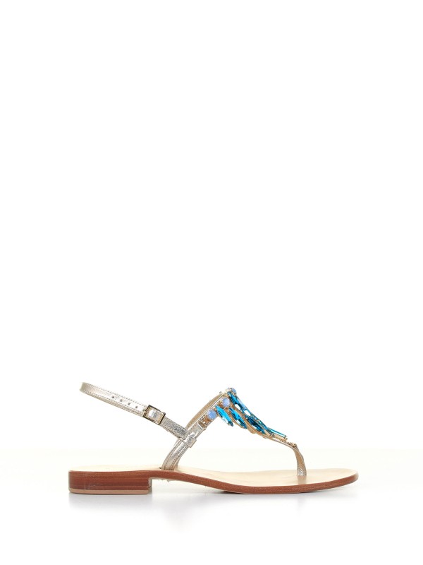 Jewel thong sandal