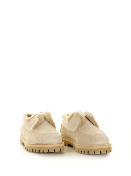 Mocassino Yacht ginger con fodera montone 2