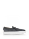Slip-on in leather and rubber sole