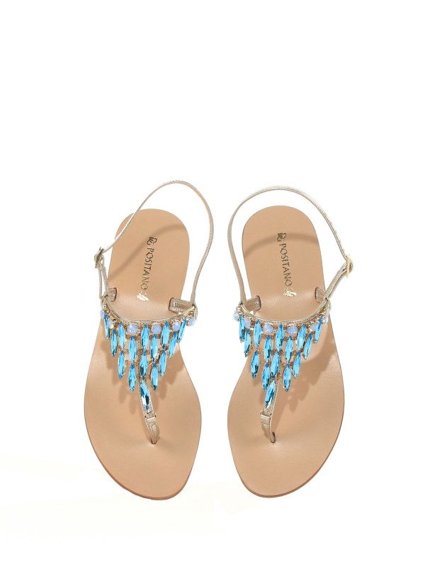 Jewel thong sandal