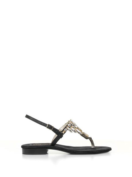 Jewel thong sandal