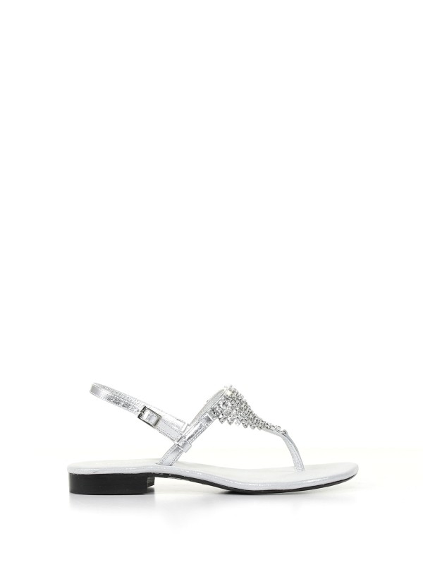 Jewel thong sandal